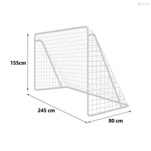 Focikapu célzóhálóval 245 x 155 x 80 cm