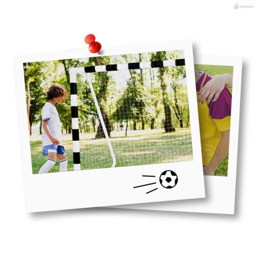 Focikapu 300 x 160 x 90 cm NS-460 fekete-fehér