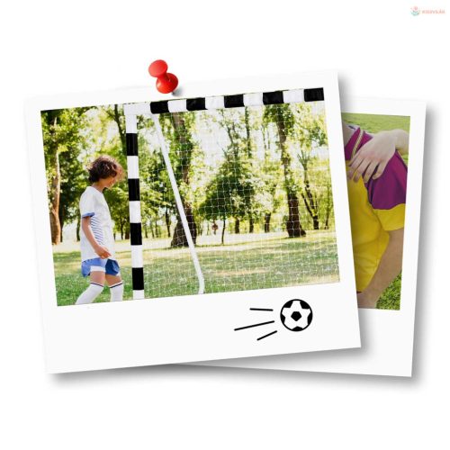 Focikapu 300 x 200 x 120 cm NS-465 fekete-fehér