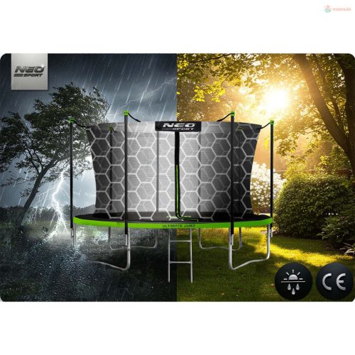 Trambulin létra 312-435cm 10-14ft 2-stopniowa Neo-Sport