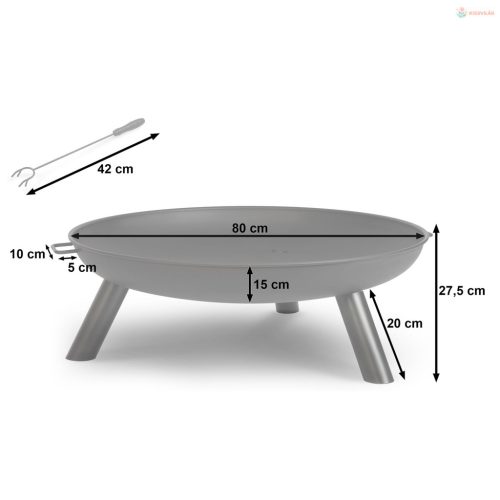 Berdsen kerti tűzrakó kosár 80 cm – BD-882
