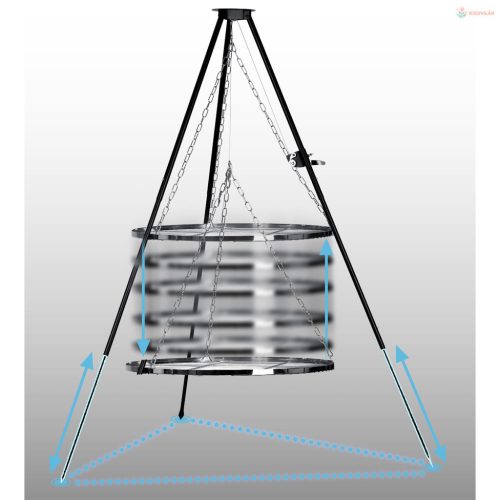 Berdsen háromlábú tűzállvány 80 cm – BD-884