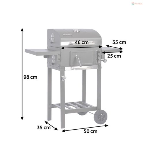Berdsen faszéngrill takaróval – BD-892