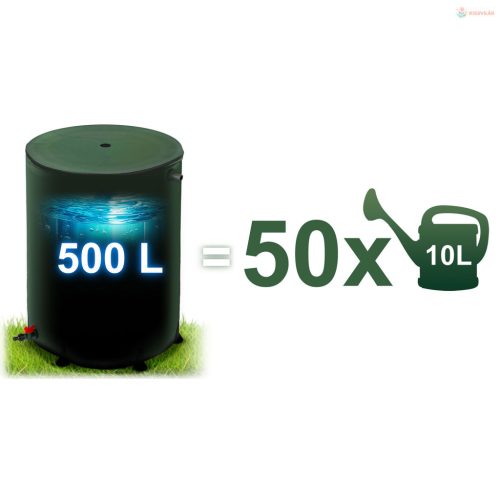 Plonos esővízgyűjtő tartály 500L – PL-521