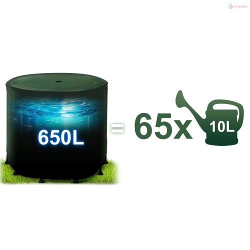Plonos esővízgyűjtő tartály 650L – PL-522