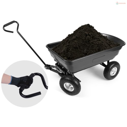 Humberg kerti dönthető szállítókocsi 75L – 4871