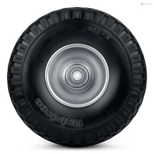 Humberg tömör talicska kerék 3.00-4 – fekete-ezüst