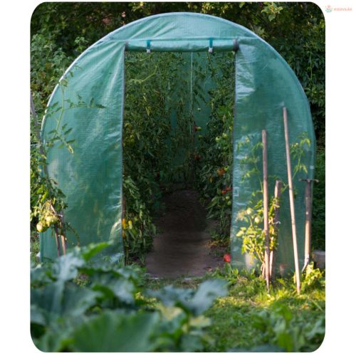 Kerti fóliasátor üvegházzal 3 x 2 m (6m2) Plonos
