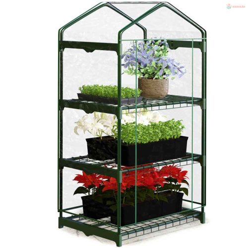 Üvegház polccal 69 x 49 x 125 cm Plonos 4921