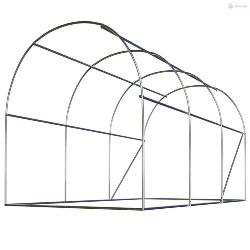 Kerti fóliasátor 2 x 3 m (6m2) fehér Plonos