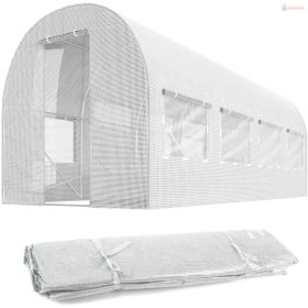 Kerti fóliasátor pótfólia 2 x 4,5m (9m2) fehér Plonos