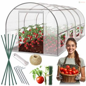 Kerti fóliasátor 2,5 x 4 m (10 m2) fehér Plonos