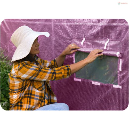 Kerti fóliasátor 2 x 3 m Plonos