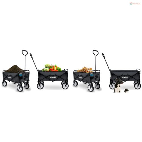 Humberg összecsukható szállítókocsi 80L – HM-511 (2 az 1-ben)