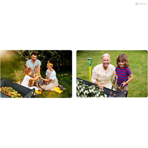 Humberg összecsukható szállítókocsi 80L – HM-511 (2 az 1-ben)