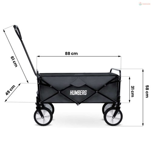 Humberg összecsukható szállítókocsi 80L – HM-511