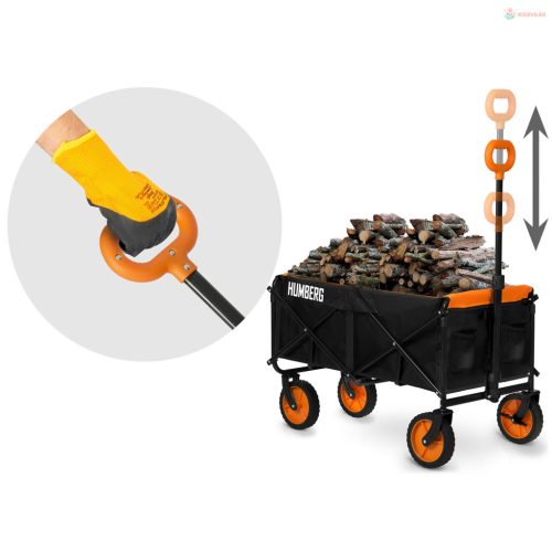 Humberg összecsukható szállítókocsi 100L – HM-513 (2 az 1-ben)