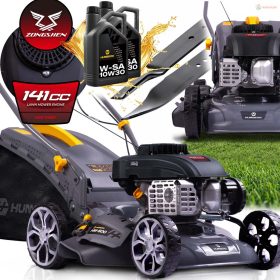   Humberg benzines önjáró fűnyíró 40 cm / 45L – Zongshen 141cc + olaj