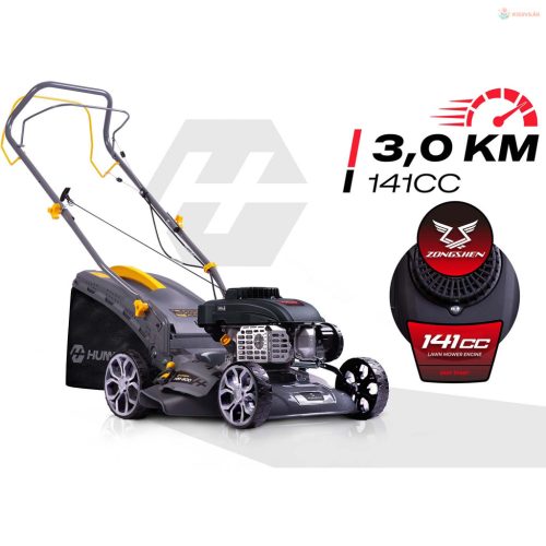 Humberg benzines önjáró fűnyíró 40 cm / 45L – Zongshen 141cc + olaj