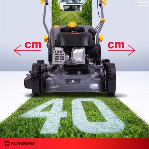 Humberg benzines önjáró fűnyíró 40 cm / 45L – Zongshen 141cc + olaj