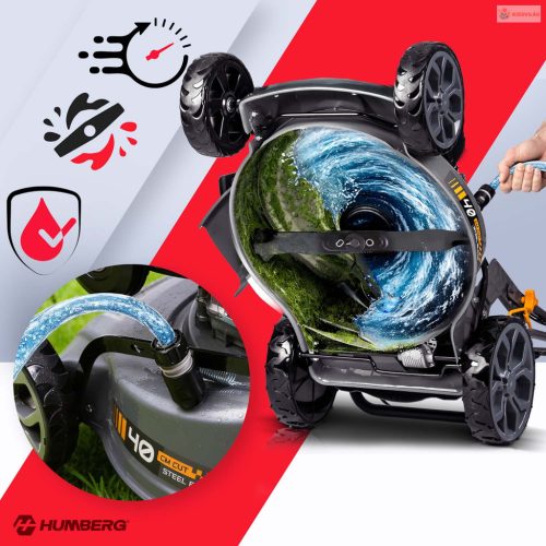 Humberg benzines önjáró fűnyíró 40 cm / 45L – Zongshen 141cc + olaj