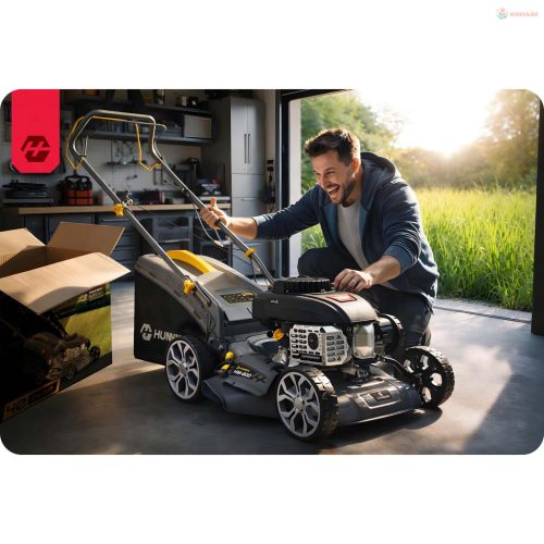 Humberg benzines önjáró fűnyíró 40 cm / 45L – Zongshen 141cc + olaj