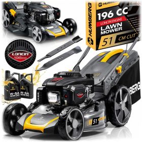   Kosiarka spalinowa z napędem 51 cm 70 l loncin 196cc + olej humberg hm-601