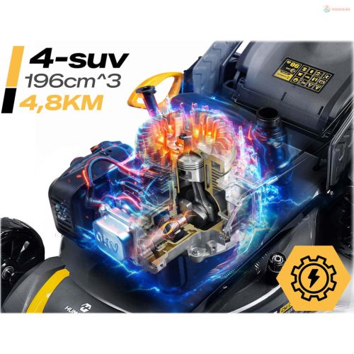 Kosiarka spalinowa z napędem 51 cm 70 l loncin 196cc + olej humberg hm-601