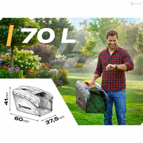 Kosiarka spalinowa z napędem 51 cm 70 l loncin 196cc + olej humberg hm-601