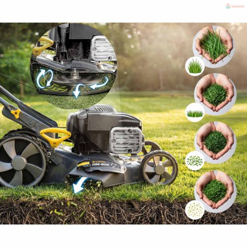 Kosiarka spalinowa z napędem 46 cm mulczowanie 70 l 140cc + olej humberg hm-604