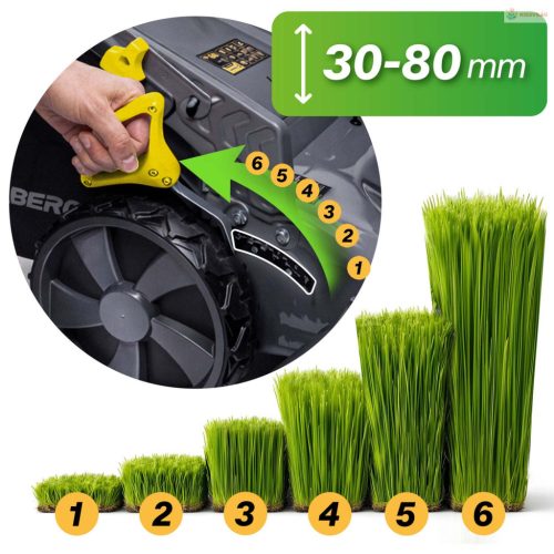 Kosiarka spalinowa z napędem 46 cm mulczowanie 70 l 140cc + olej humberg hm-604