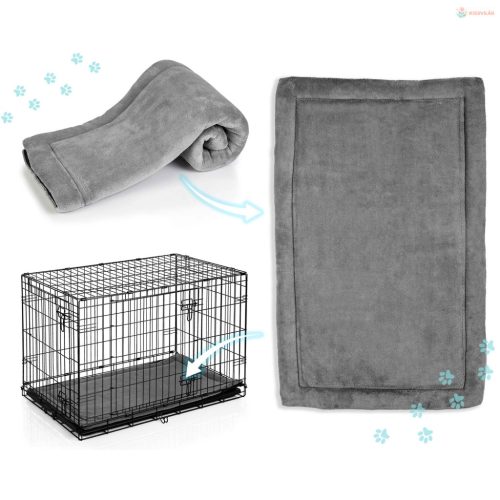 Fém kutya kennel fekhellyel