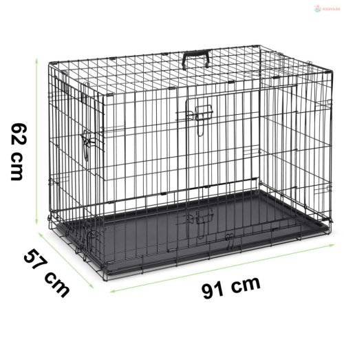 Fém kutya kennel