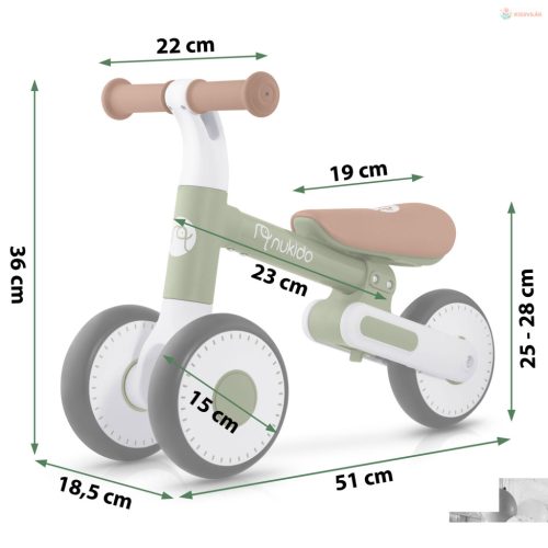 Gyerek futóbicikli Nukido NK-603