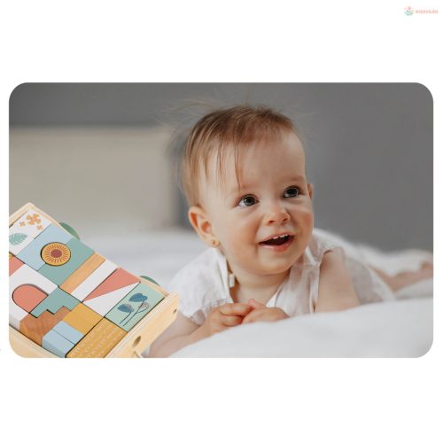 Fa húzható játék kockákkal Nukido NK-853