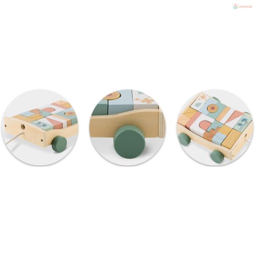 Fa húzható játék kockákkal Nukido NK-853