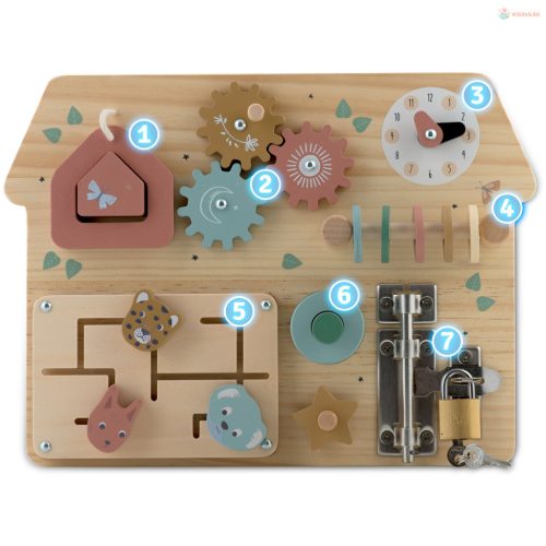 Fa szenzoros tábla Nukido NK-859