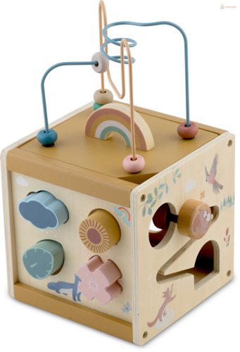 Fa szenzoros játék kocka Nukido NK-861