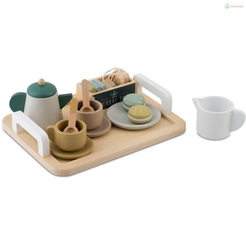 Fa teáskészlet tálcával Nukido NK-864