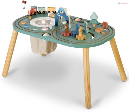 Fa játékasztal tárolóval Nukido NK-865