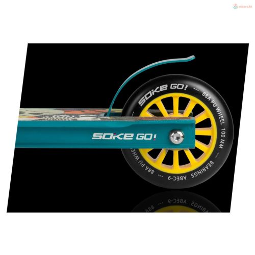 Rollerkerekek 100 mm sárga 2 db