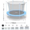 Kerti trambulin 6ft/183cm belső védőhálóval és létrával Neo-Sport
