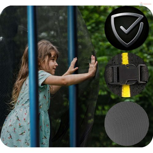 Kerti trambulin 6ft/183cm belső védőhálóval és létrával Neo-Sport