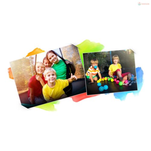 Kerti trambulin 312 cm belső hálóval Neo-Sport