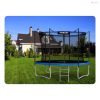 Kerti trambulin 10FT/312 cm belső védőhálóval és létrával Neo-Sport – zöld