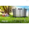 Kerti trambulin 12FT/374 cm belső védőhálóval és létrával Neo-Sport – kék