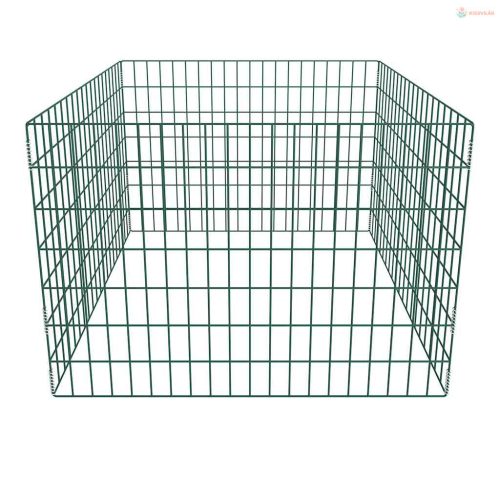 Négyzet alakú rácsos komposztáló 100 x 100 x 70 cm