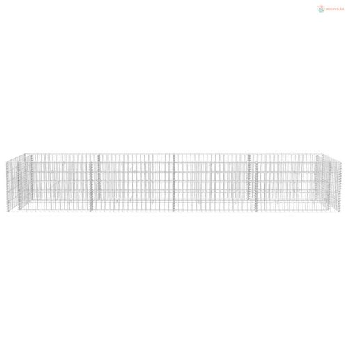 Acél gabion magaságyás 360 x 90 x 50 cm