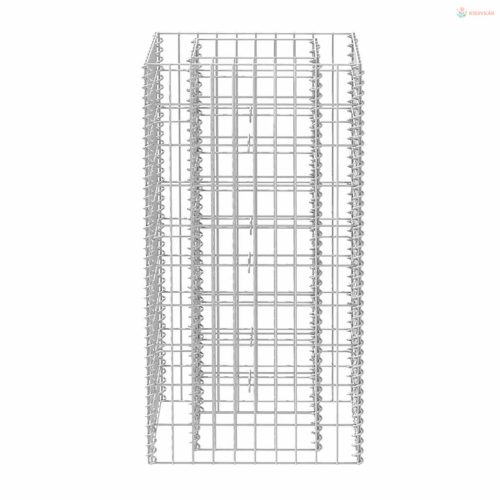 Acél gabion magaságyás 50 x 50 x 100 cm