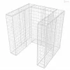 Acél gabion 1 db gurulós kukához 110 x 100 x 120 cm